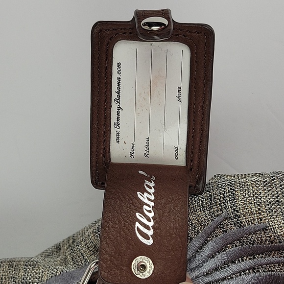 Tommy Bahama Beige and Brown Embroidered Backpack main image 7